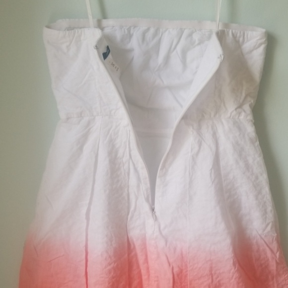 J. Crew Lorelei Ombre Strapless Dress - Size 4. - Picture 6 of 8
